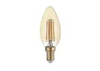 Ampoule E14 LED Filament 4W C35 Bougie - Blanc Chaud 2300K - 3500K