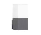 Applique Murale Grise LED IP44 Alu pour ampoule E27