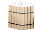 Tube d'expédition en carton kraft Havane - 1000x70mm - Format A0 - Éco-responsable 95% recyclé