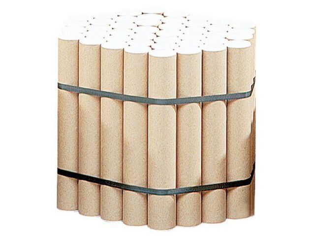 Tube d'expédition en carton kraft Havane - 1000x70mm - Format A0 - Éco-responsable 95% recyclé