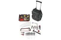 Facom - Valise de maintenance à roulettes - 67 outils - Rouge/noir - 14.27 kg - Idéale pour professionnels
