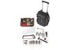Facom - Valise de maintenance à roulettes - 67 outils - Rouge/noir - 14.27 kg - Idéale pour professionnels