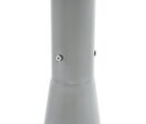 Mât d’Éclairage Public Droit 3m Ø60mm Gris
