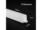 Tube Néon LED T5 30cm 4W 2 Têtes avec Interrupteur - Garantie 6 ans - Blanc Neutre 4000K -