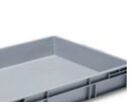 Bac gerbable norme europe 800x600x120 mm Plein - Poignées fermées