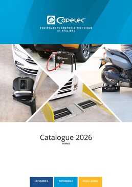 Catalogue 2026 - Equipements pour le controle technique et la réparation