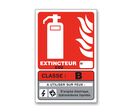 Panneau lutte incendie classe feu B