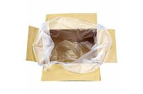 Sac plastique fond de caisse transparent - LIASSÉ 420 + 150/150 x 500 mm