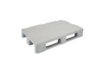 Palette plastique 1200x800 lourde vierge pleine pour charges moyennes