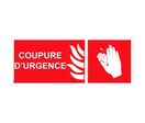 Panneau picto coupure d'urgence