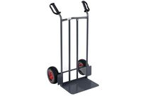 Manutan Expert - Diable Acier 250kg - Roues Increvables - Bavette Fixe - 10 Ans Garantie