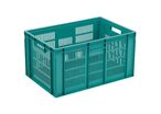 Manutan Expert - Bac norme Europe 60L Vert - 600x400x319mm - 97% Recyclé, Empilable