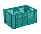 Manutan Expert - Bac norme Europe 60L Vert - 600x400x319mm - 97% Recyclé, Empilable