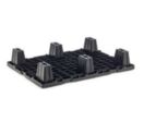 Palette plastique emboîtable 6 pieds | EMB68N/PP/6P