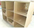 Mobilier en carton ondulé 
