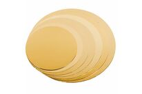 Rond pâtissier or épais - Diamètre 16 cm