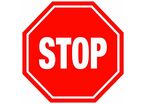 Panneau d'interdiction - "STOP"