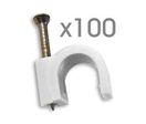 Attaches  gaines ou câbles, x 100, 7 mm Ref. 440