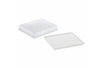 Couvercle pour plateau de présentation en pulpe de canne à sucre