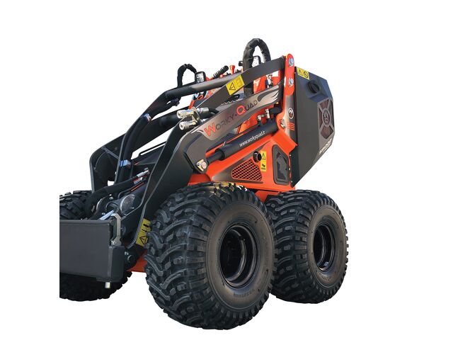 Mini chargeur essence sur roues - Démarrage électrique | Worky-Quad SSQ 22 Loader