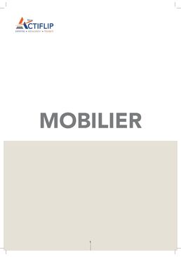 Catalogue Mobilier 