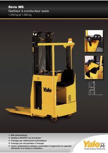 Gerbeur a conducteur assis