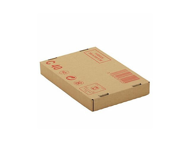 Couvercle pour caisse carton palettisable C40 - 300 x 200 x 40 mm