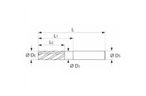 Fraise ébauche carbure monobloc | HPC HOLEX Pro Steel