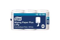 Tork - Bobine d&amp;#039;essuyage Maxi Plus M2 - Blanc - 2 plis - Ouate de cellulose - Usage alimentaire - Éco-responsable