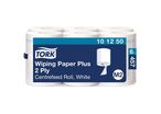 Tork - Bobine d'essuyage Maxi Plus M2 - Blanc - 2 plis - Ouate de cellulose - Usage alimentaire - Éco-responsable