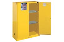 Justrite - Armoire de sécurité pour produits inflammables 341L - Fermeture manuelle - Résistance au feu 10 min - 2 portes - 2 tablettes