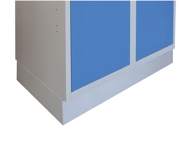 Socle métallique avec socle pour vestiaire monobloc | Akaze