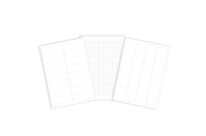 Etiquette de laboratoire translucide pour flaconnages