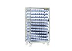 Rack mobile avec bacs de rangement