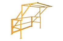 Stockman - Barrière de protection écluse Jaune - L 2800mm H 1945mm - Sécurité industrielle robuste