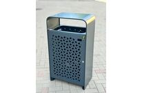 Poubelle urbaine avec motif Vipirate Design | NOOSA S 75 L &amp; XL 120 L 