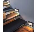 Encastré mural LED 10W IP44 Opale - Blanc Froid 6000K - 8000K