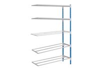 Manorga - Rayonnage Combi-Flip Charge Légère - 1250x400x2000mm - 5 Tablettes Aggloméré - Éco-responsable