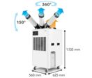 Climatiseur mobile industriel | Spotcooler PT 5300 SP – Trotec