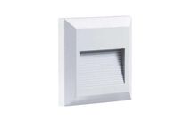 Balise LED saillie Carré 2W 220V 55° IP65 pour Escalier - Blanc Chaud 2300K - 3500K / Blanc