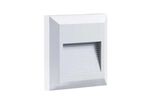 Balise LED saillie Carré 2W 220V 55° IP65 pour Escalier - Blanc Chaud 2300K - 3500K / Blanc