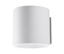 Applique Murale Cylindre pour Ampoule G9 - Blanc