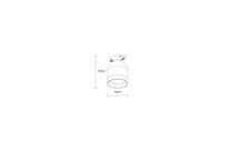 Spot LED Orientable 10W pour Rail Magnétique M05 48V - Blanc Neutre 4000K - 5500K