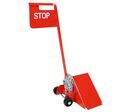 HABRIAL Manutention - Cale de roue avec panneau stop - Rouge - 400x560x800mm - 13kg - Calage et levage