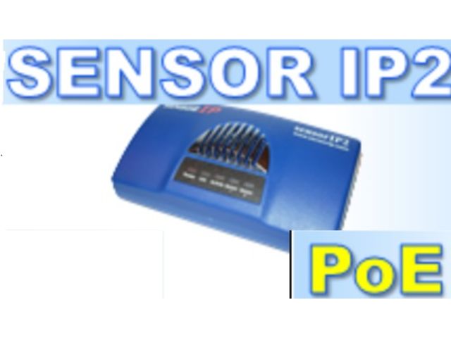 Centrale ethernet Sensor IP PoE pour 2 capteurs