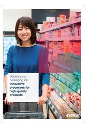 Catalogue  Solutions pour l'encre d'emballage