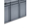 Bac gerbable norme europe 800x600x425 mm Plein - Poignées fermées