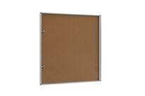 Vitrine d'intérieur fond liège 12 feuilles A4