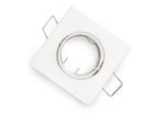Support Spot GU10/MR16 LED Carré - Blanc