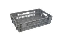 Bac plastique 600 x 400 emboîtable 50% ajouré